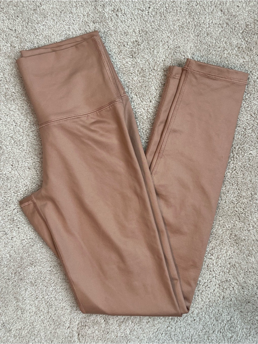 aerie Smooth High-Waist Leggings in Camel
